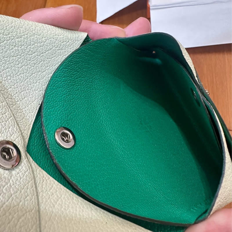 hermes Calvi duo 二手 拼色-7