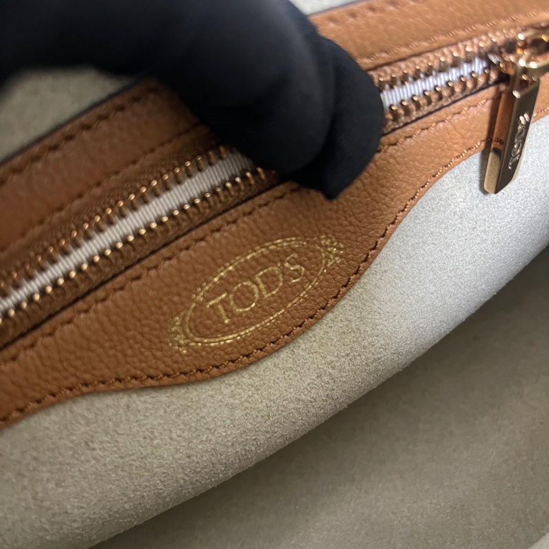 Tod’s托德斯 T Timeless深奶茶色牛皮斜背包肩背包-4