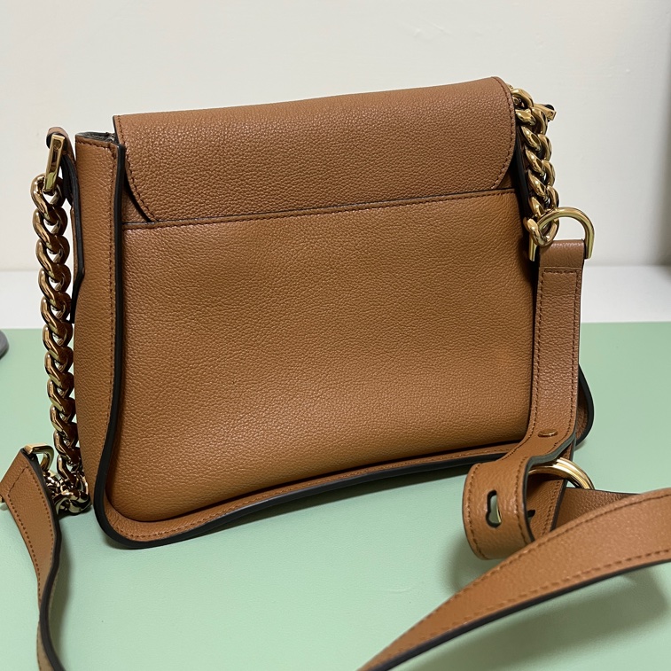 Tod’s托德斯 T Timeless深奶茶色牛皮斜背包肩背包-6