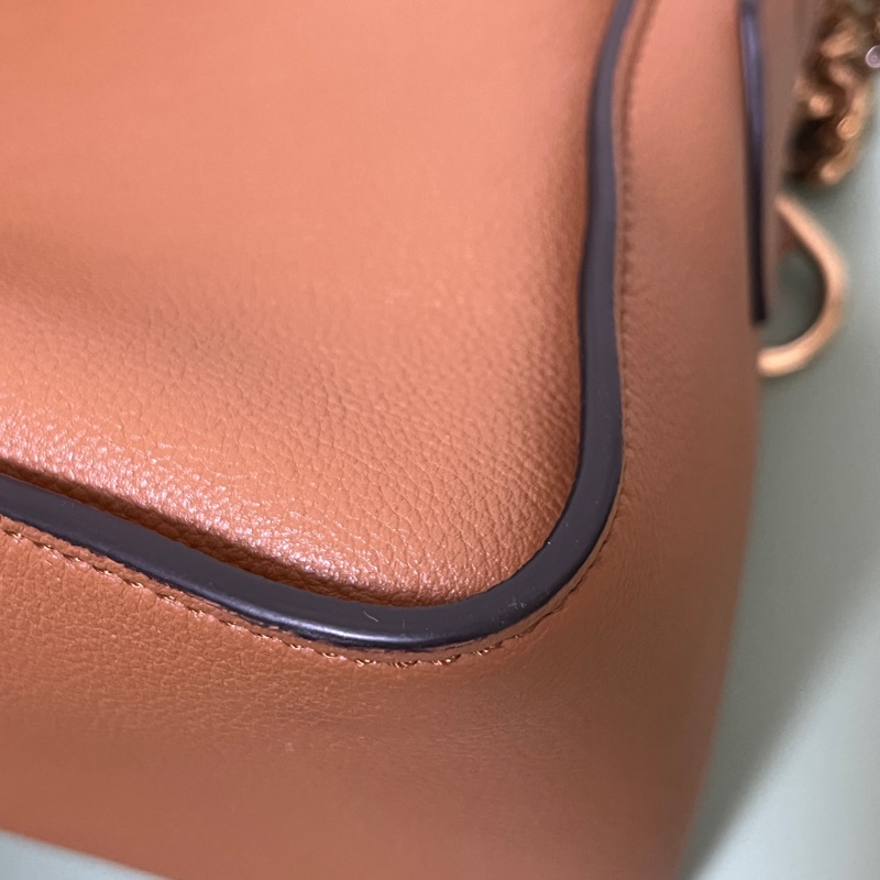 Tod’s托德斯 T Timeless深奶茶色牛皮斜背包肩背包-9