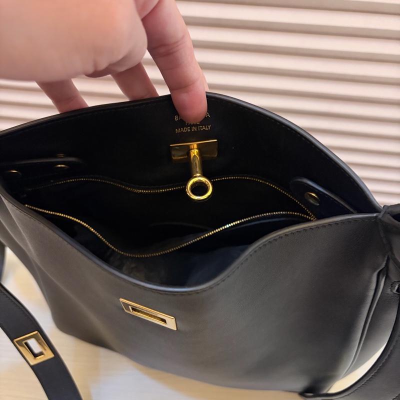 ✨ BALENCIAGA Rodeo Hobo 中號｜黑色金釦 ✨-9