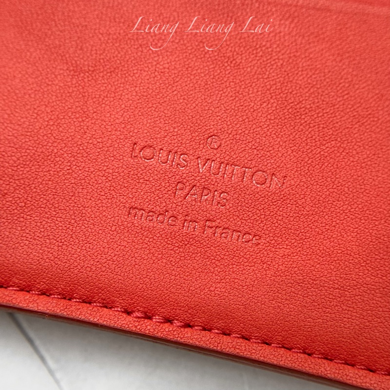 LOUIS VUITTON LV James亮橘色短夾-2