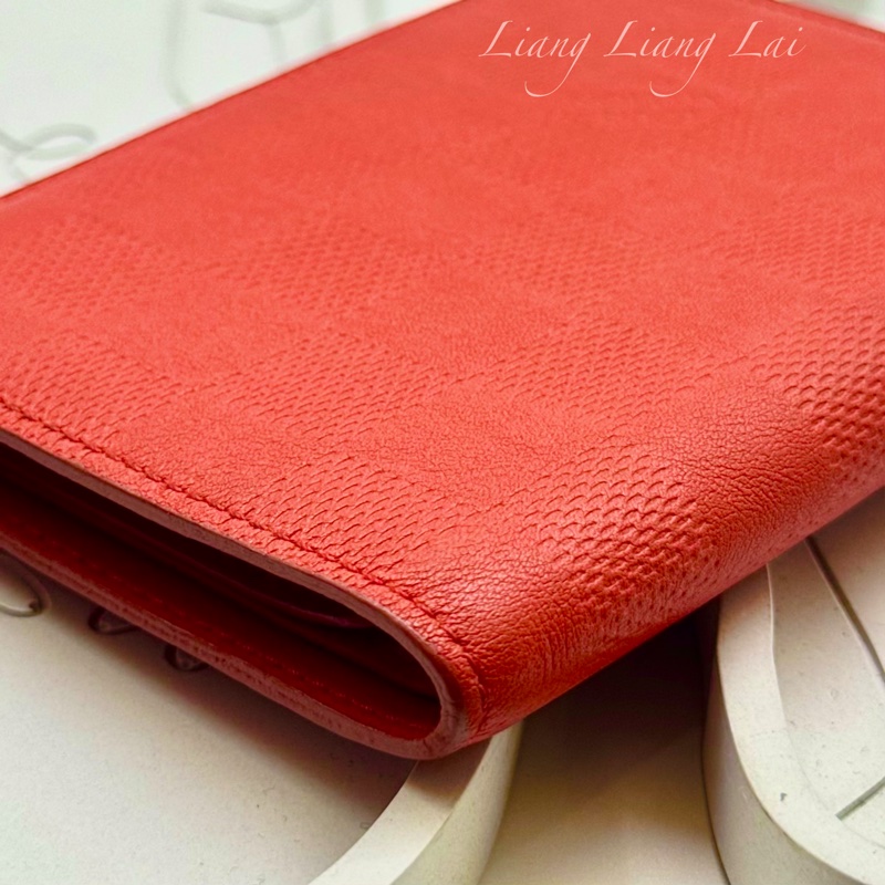 LOUIS VUITTON LV James亮橘色短夾-20