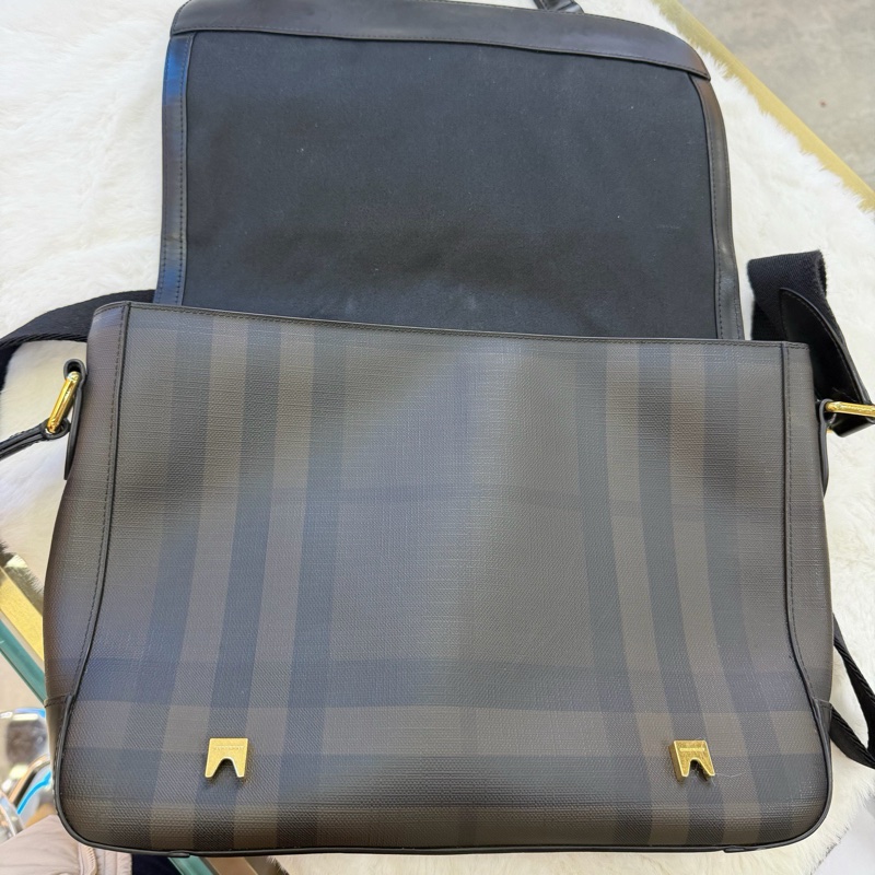 博柏利Burberry 男士斜挎包-4