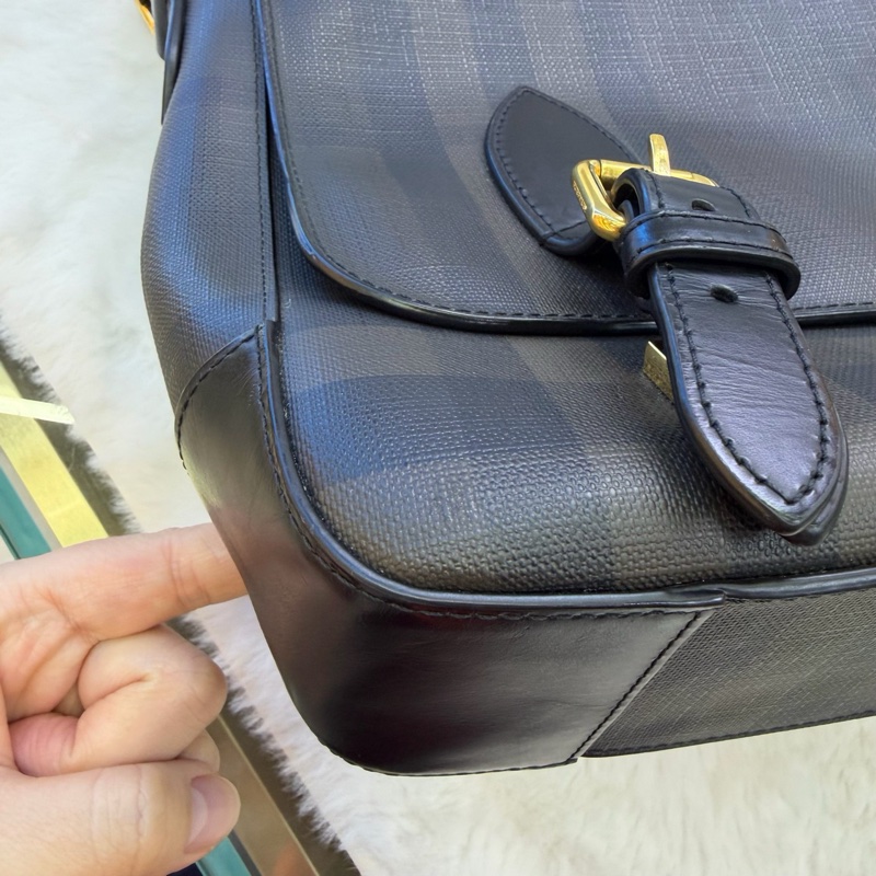 博柏利Burberry 男士斜挎包-6