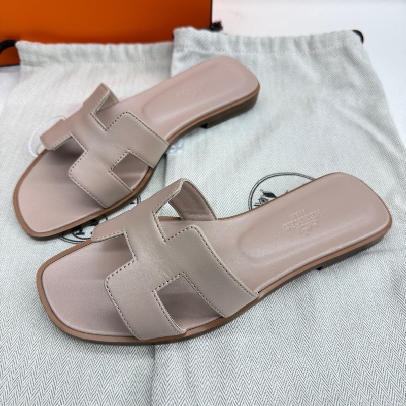 閒置新未使用 愛馬仕Hermes H拖鞋 36碼-0