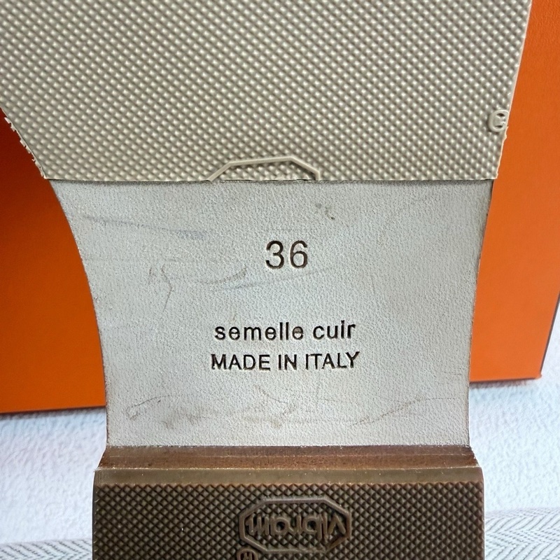 閒置新未使用 愛馬仕Hermes H拖鞋 36碼-8