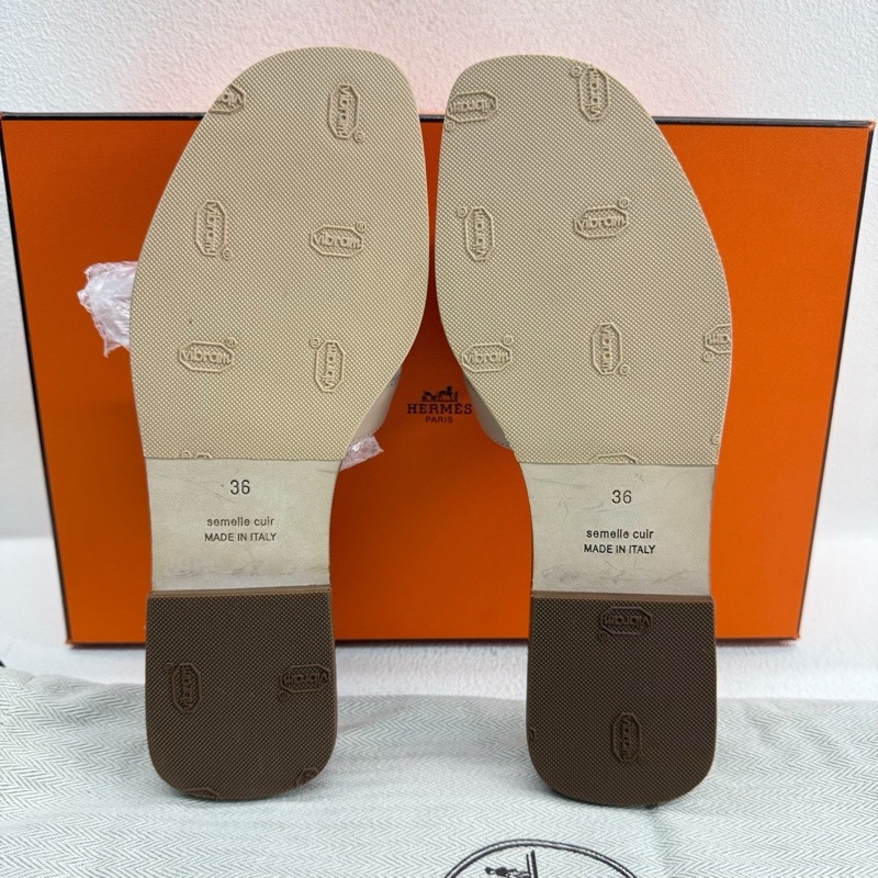 閒置新未使用 愛馬仕Hermes H拖鞋 36碼-10