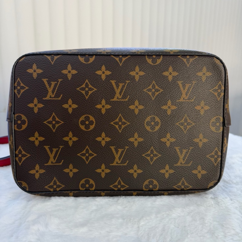 特惠價LouisVuitton 路易威登 紅色水桶包19年有芯片 包口有裂-2