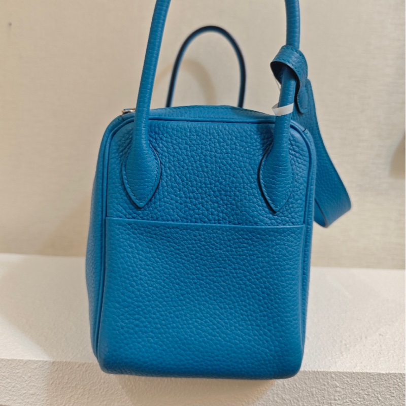 🌈Hermes💙Lindy 26💙坦桑尼亞藍內拼綠銀扣🌈98新🌈TC皮🌟lindy26🌟lindy🌟愛馬仕🌟-2