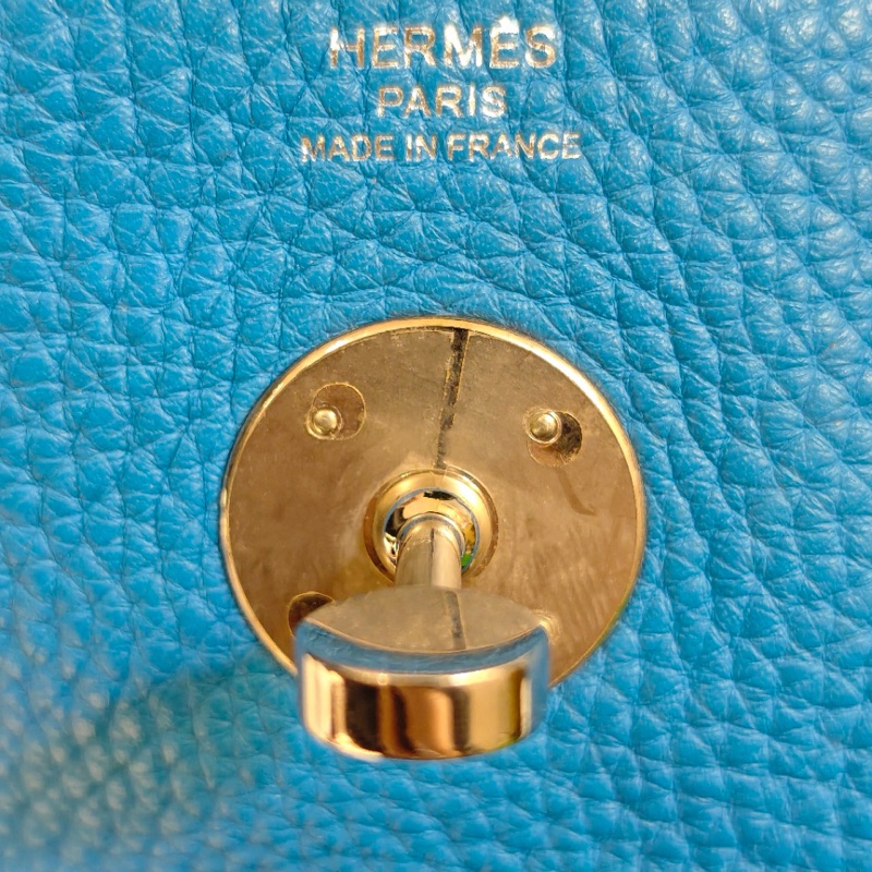 🌈Hermes💙Lindy 26💙坦桑尼亞藍內拼綠銀扣🌈98新🌈TC皮🌟lindy26🌟lindy🌟愛馬仕🌟-6
