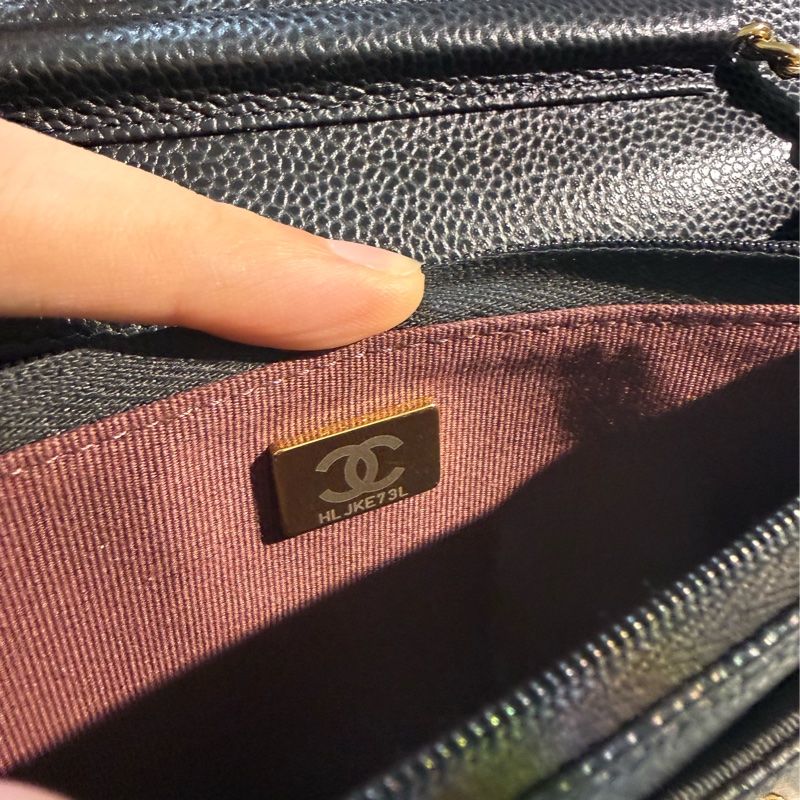 Chanel 經典魚子醬WOC｜黑金｜斜背鏈條包｜日本購入✨-7