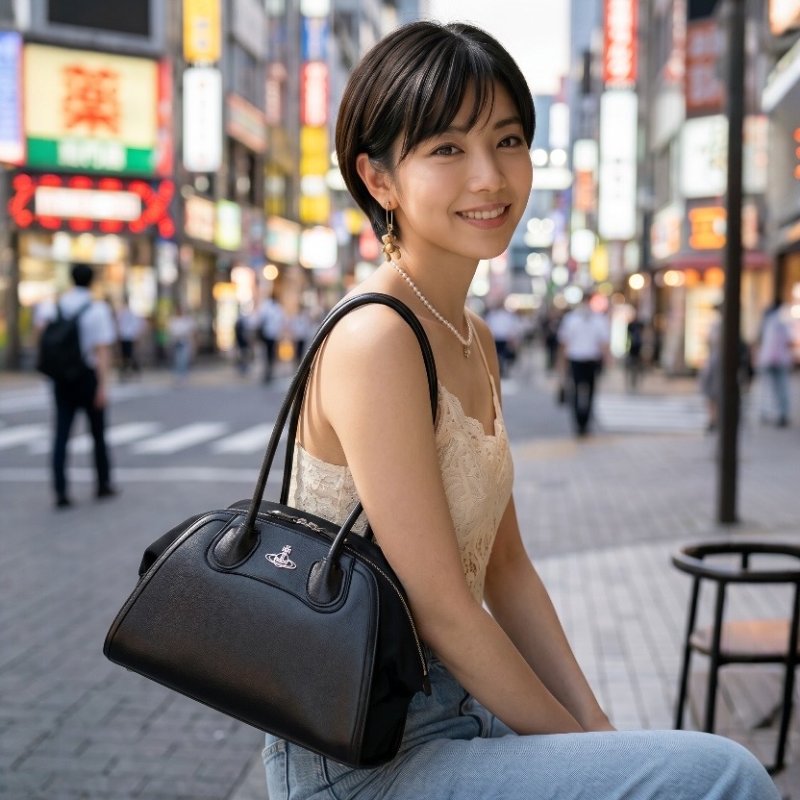 ⏰限時特賣 專櫃4萬9千8🌺Vivienne Westwood Shirley Holdall 麂皮保齡球包-3