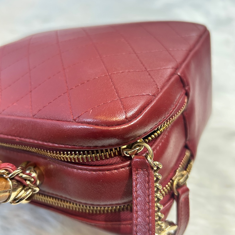 CHANEL A57344 菱格外車縫化妝盒包-10