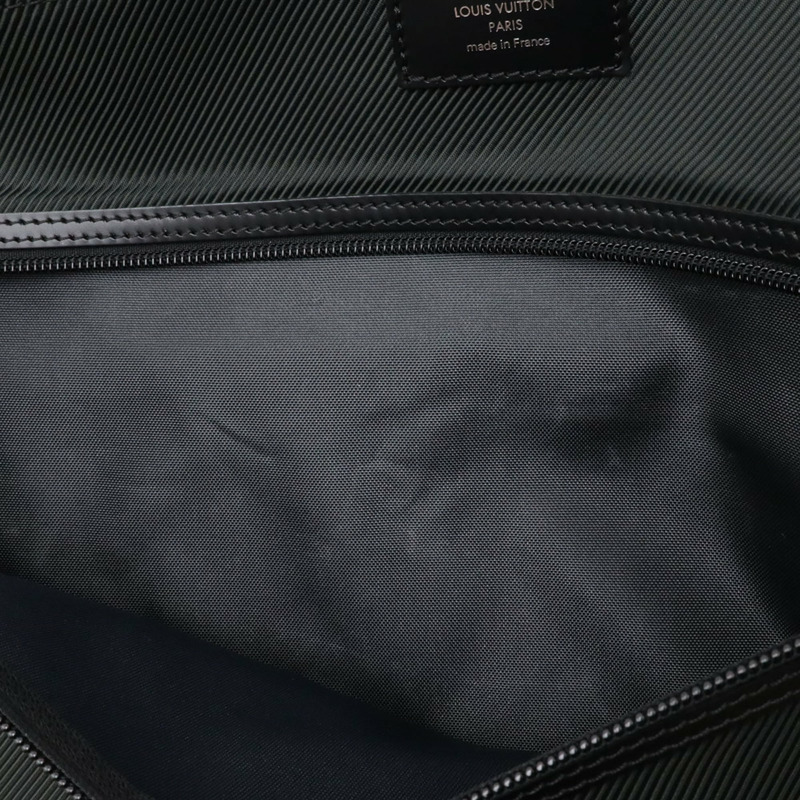 路易威登 Taiga 便攜式 Gibeciere 服裝袋蓋單肩包 Ardoise M30692-8