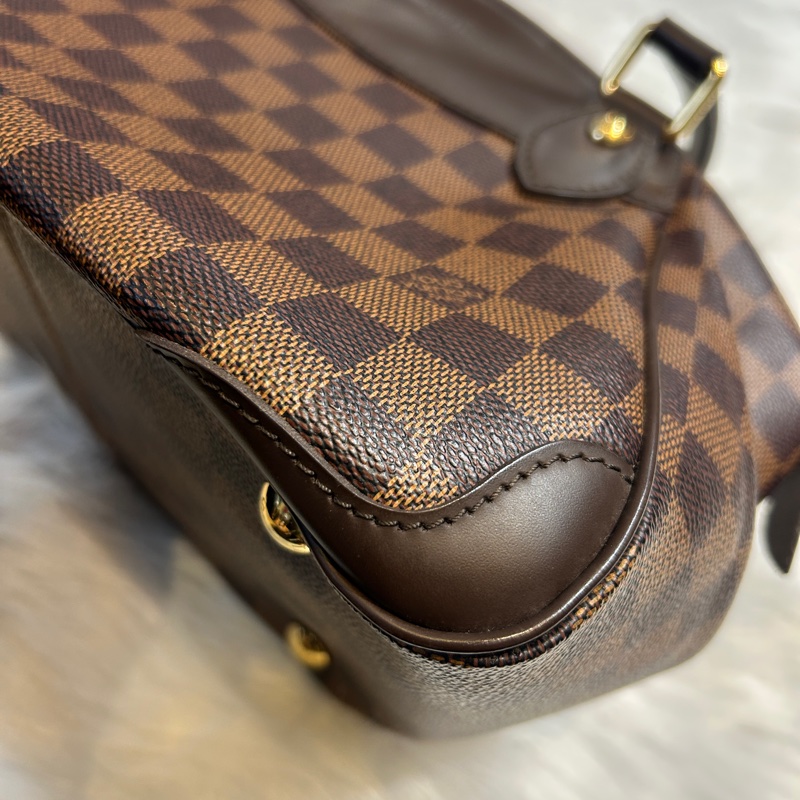 LV N51150 Damier Ebene 帆布 Brera 棋盤格手提包-5