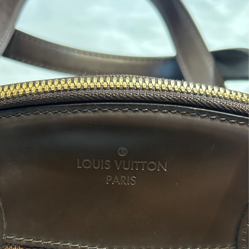 LV N51150 Damier Ebene 帆布 Brera 棋盤格手提包-7