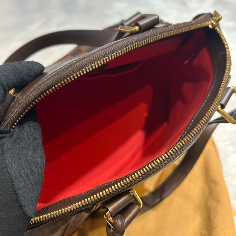 LV N51150 Damier Ebene 帆布 Brera 棋盤格手提包-10