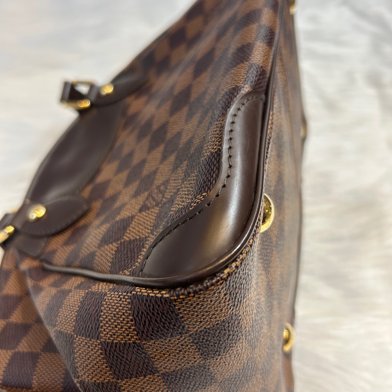 LV N51150 Damier Ebene 帆布 Brera 棋盤格手提包-16