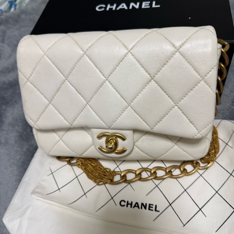 CHANEL CHAIN SHOULDER BAG 香奈兒鏈條包-0