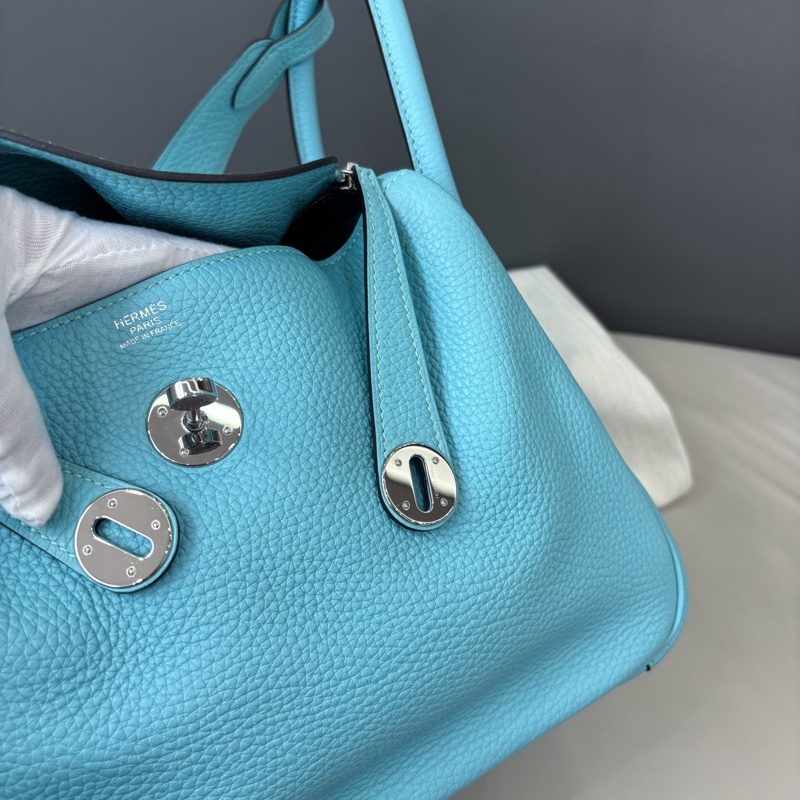 🌈Hermes🩵Lindy 30🩵3P馬卡龍藍銀扣🩵99新🌈TC皮🌟lindy30🌟Lindy🌟愛馬仕🌟-3