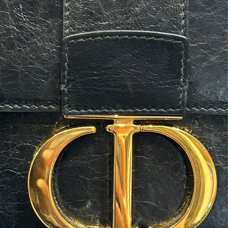 DIOR 30 Montaigne 肩背手提包 M9204UMOS 黑金-3