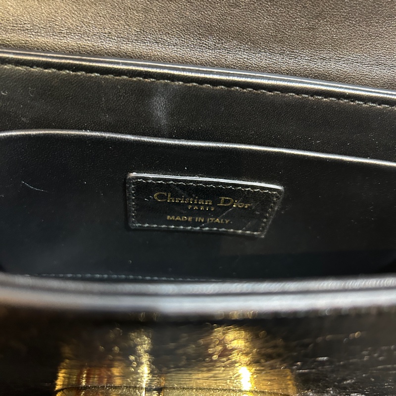 DIOR 30 Montaigne 肩背手提包 M9204UMOS 黑金-4