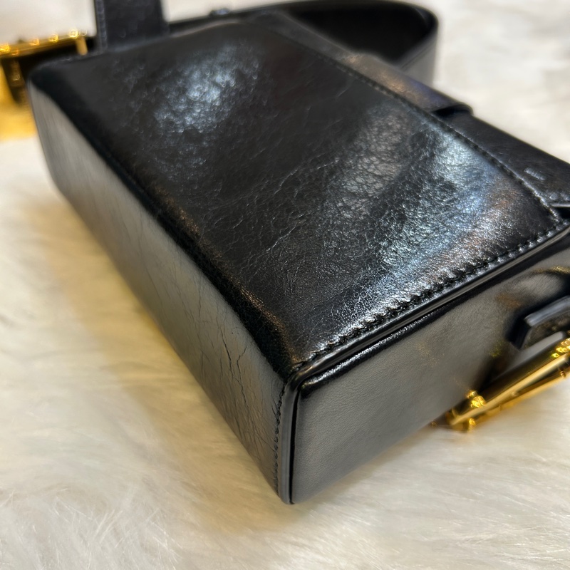 DIOR 30 Montaigne 肩背手提包 M9204UMOS 黑金-8