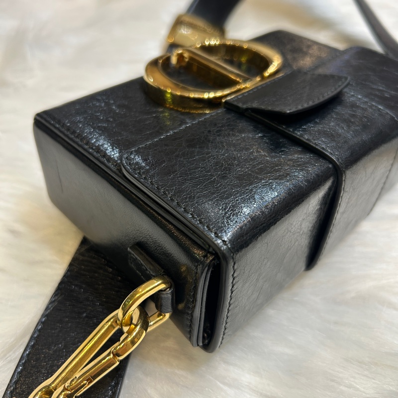 DIOR 30 Montaigne 肩背手提包 M9204UMOS 黑金-10