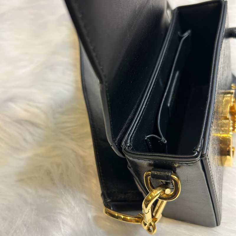 DIOR 30 Montaigne 肩背手提包 M9204UMOS 黑金-15