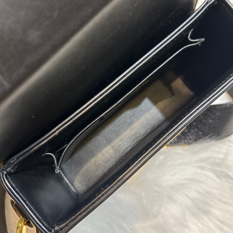 DIOR 30 Montaigne 肩背手提包 M9204UMOS 黑金-16