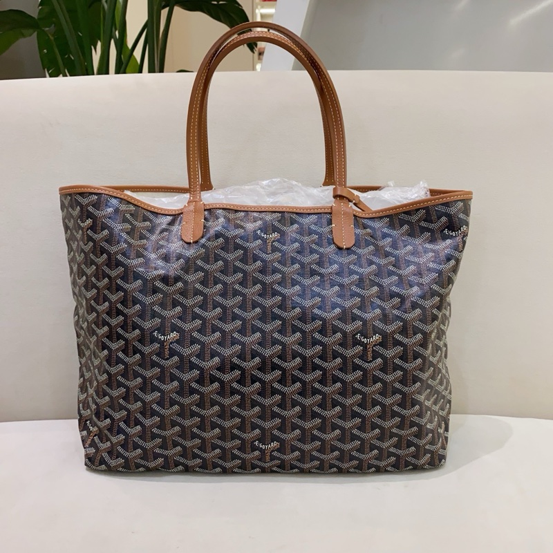 Goyard戈雅 金棕 Y字滿印老花單肩子母購物袋21年編碼-1