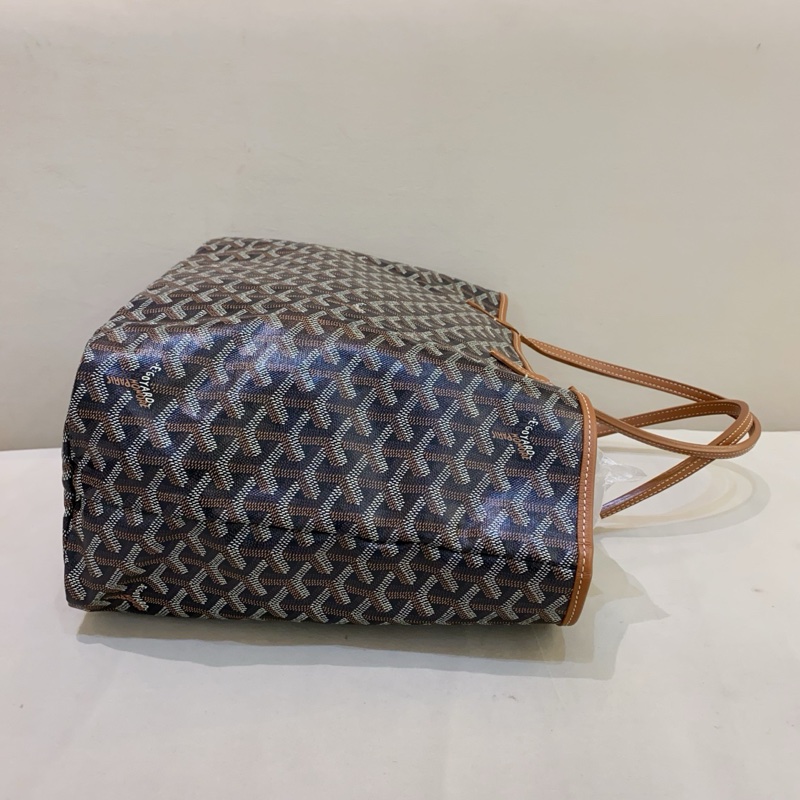 Goyard戈雅 金棕 Y字滿印老花單肩子母購物袋21年編碼-3