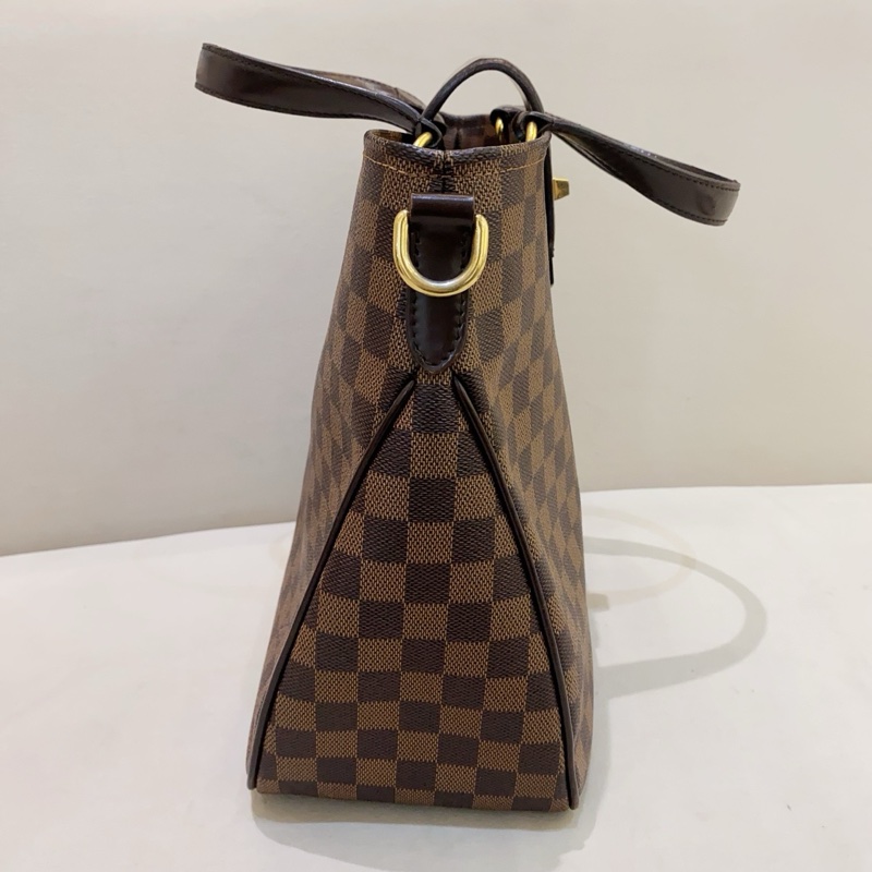 Lv路易威登 cabas roseberry 棕色 棋盘格手提单肩包 编码包-4