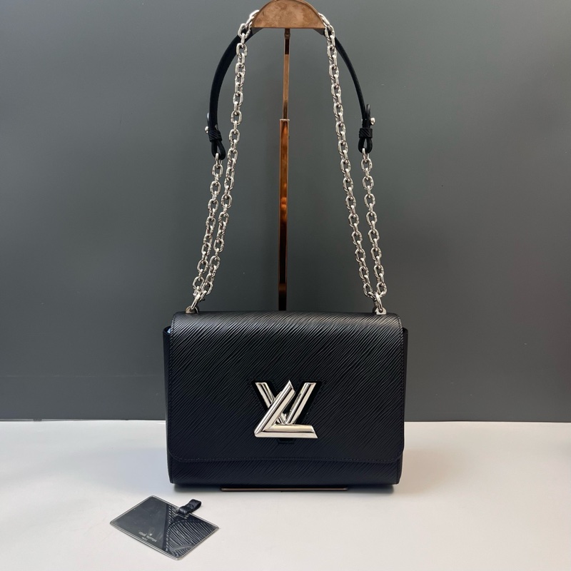 98新LV Twist黑色Epi水波紋單肩包/斜掛包/尺寸23*17*9-0