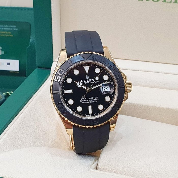【大眾名錶】ROLEX勞力士 226658 Yacht-Master42 2024/08 新款全金遊艇 陶瓷圈 快調式錶扣 已貼膜 G235-1