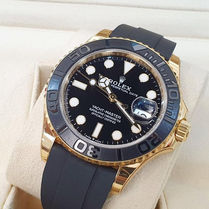 【大眾名錶】ROLEX勞力士 226658 Yacht-Master42 2024/08 新款全金遊艇 陶瓷圈 快調式錶扣 已貼膜 G235-5