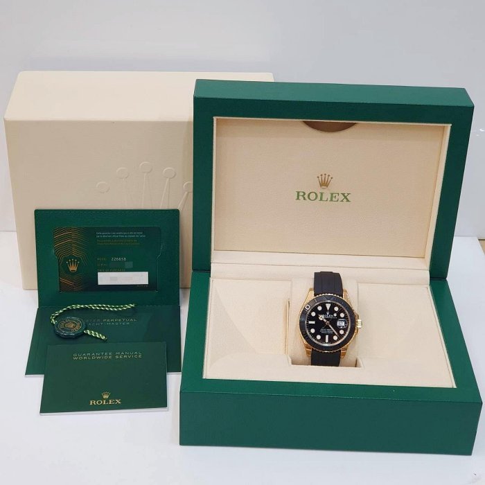 【大眾名錶】ROLEX勞力士 226658 Yacht-Master42 2024/08 新款全金遊艇 陶瓷圈 快調式錶扣 已貼膜 G235-8