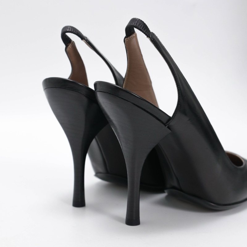 全新Salvatore Ferragamo US7/ Eu 37.5 黑色高跟鞋-6