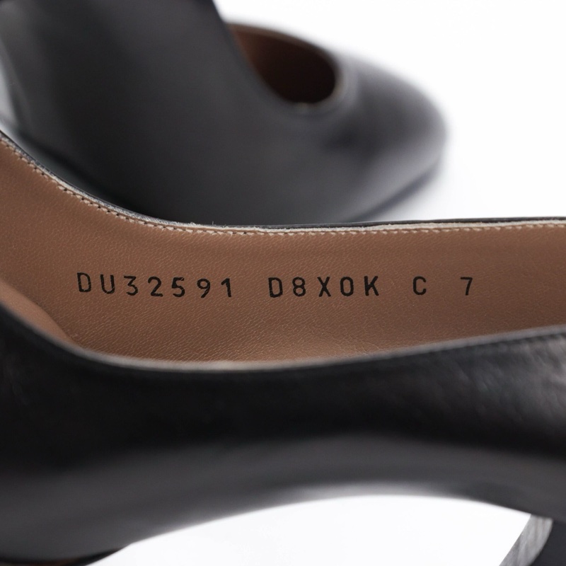 全新Salvatore Ferragamo US7/ Eu 37.5 黑色高跟鞋-8