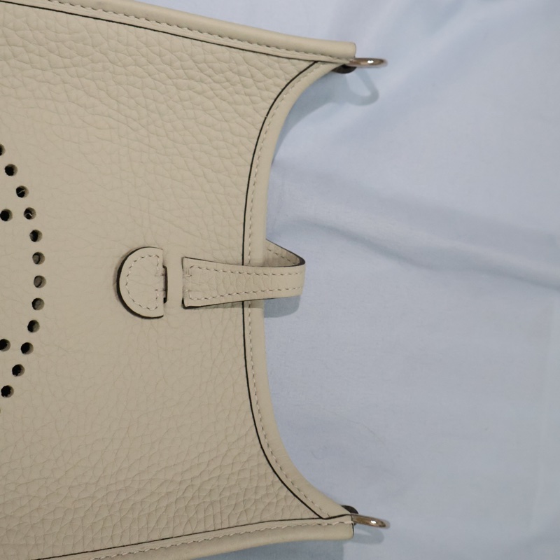 Hermès mini Evelyne 銀灰B刻-2