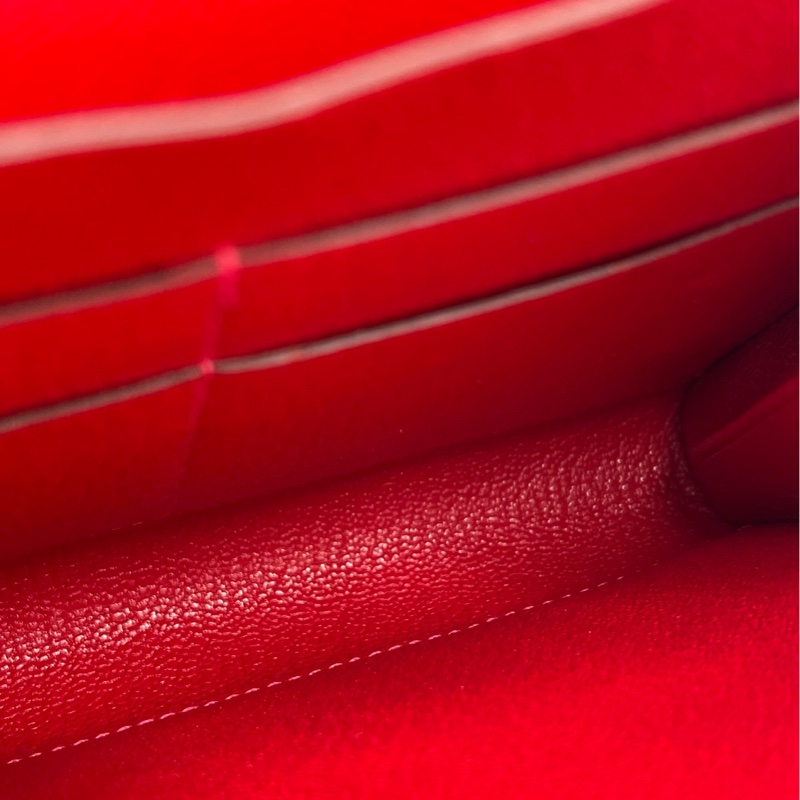 Hermes/愛馬仕 chic16 銀扣，國旗紅，D刻16*2*13.5-6