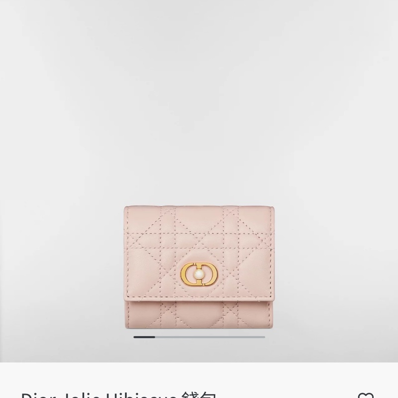 Dior Jolie Hibiscus 錢包 淡粉色 三折短夾-19