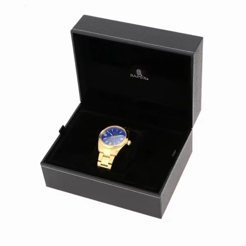 BAPE TYPE 7 BAPEX 猿力士 猿人頭 手錶 金錶-3