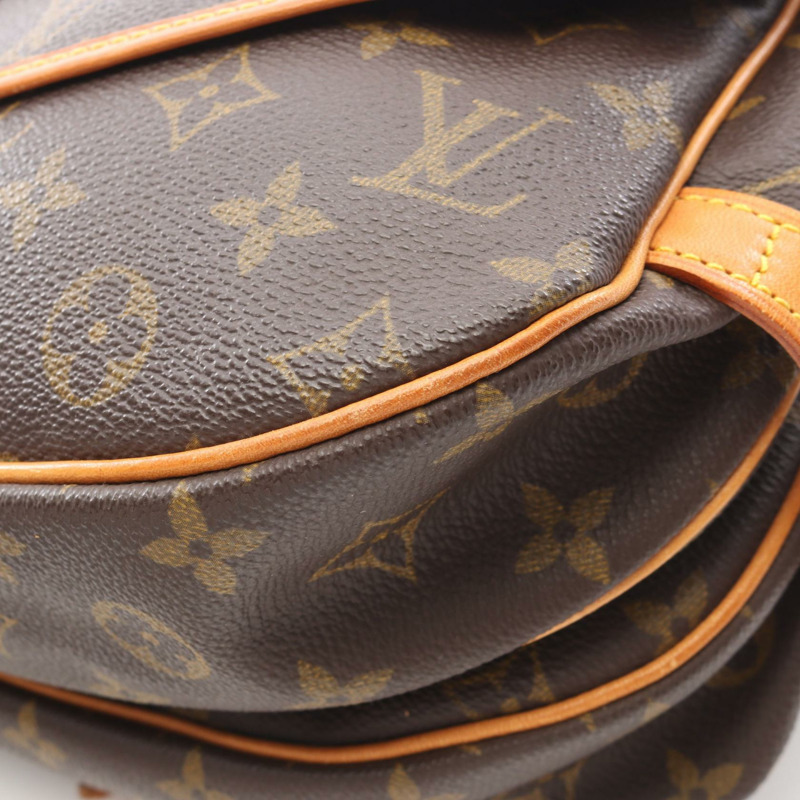 路易威登 Saumur 30 肩斜背包 M42256 Monogram 帆布 二手 LV-7