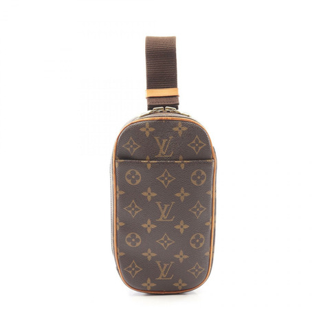 路易威登 Pochette Gange 腰包斜背包 M51870 Monogram 帆布 二手 LV