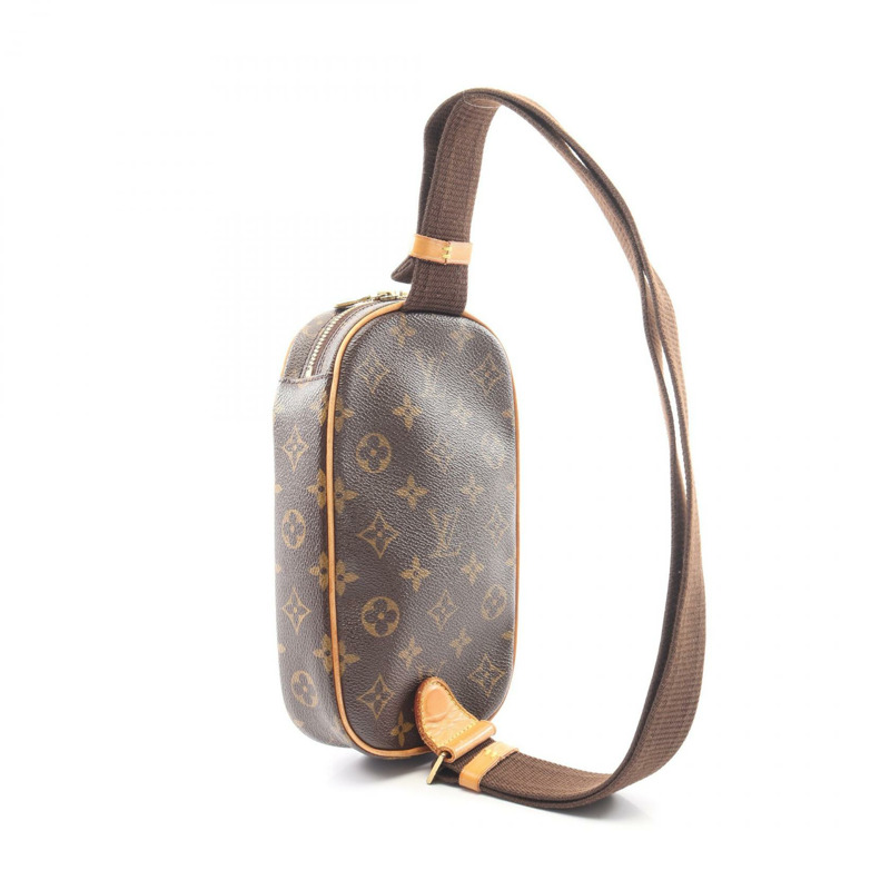 路易威登 Pochette Gange 腰包斜背包 M51870 Monogram 帆布 二手 LV-1