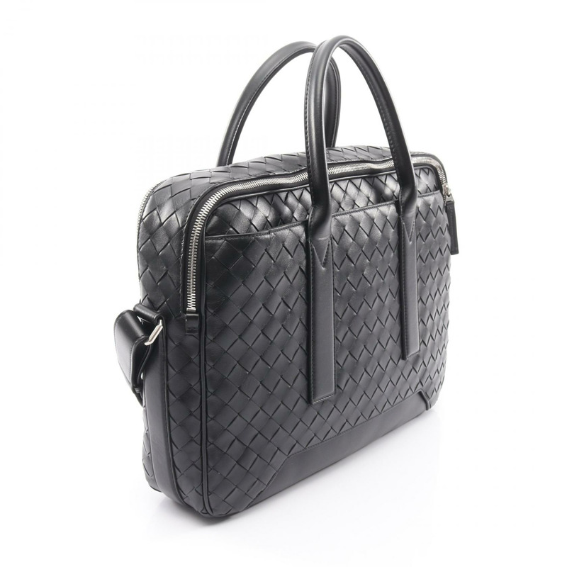 BOTTEGA VENETA Getaway Intrecciato 斜背公文包 766361 V2HL1 皮革 BK-1