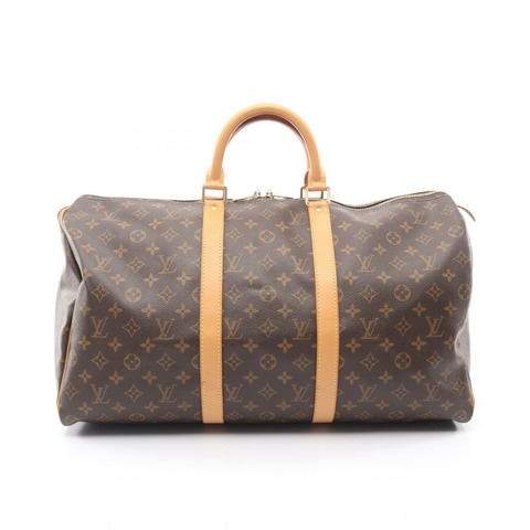 路易威登 Keepall 50 手提包 M41426 Monogram 帆布 棕色 二手 男女通用 LV