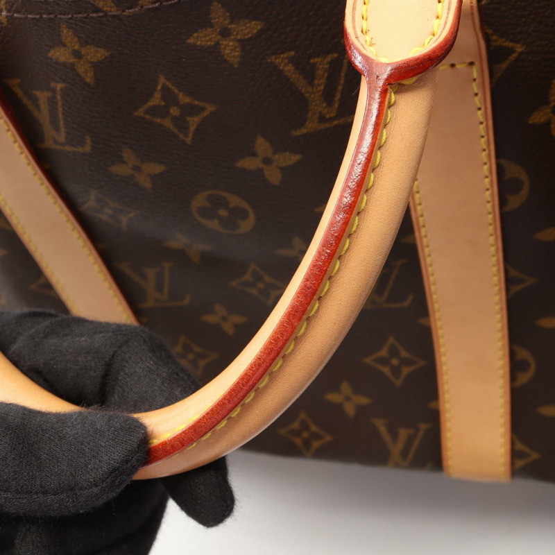 路易威登 Keepall 50 手提包 M41426 Monogram 帆布皮革棕色二手 LV-8